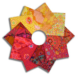 Matt's Pre-Cut Kaffe Fassett 10 Piece Fat Quarter Bundle - Bougainvillea