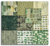 Matt's Free Spirit Pre-Cut 10 Piece Fat Quarter Bundle - Palette - Green