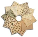 Matt's Pre-Cut Moda Kansas Troubles 10 Piece Fat Quarter Bundle - Flannel Season - Tan