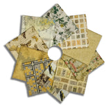Matt's Free Spirit Pre-Cut 10 Piece Fat Quarter Bundle - Palette - Yellow