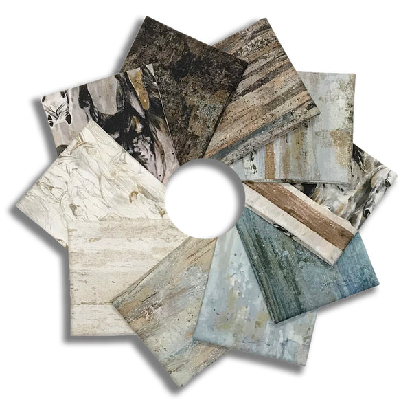 Matt's Northcott Pre-Cut 10 Piece Fat Quarter Bundle - Shadow & Light