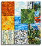 Matt's Northcott Pre-Cut 10 Piece Fat Quarter Bundle - Canoe Lake