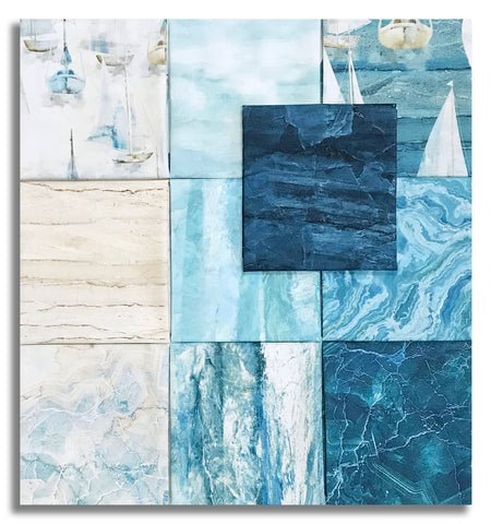 Matt's Northcott Pre-Cut 10 Piece Fat Quarter Bundle - Smooth Sailing