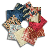 Matt's Northcott Digital Pre-Cut 10 Piece Fat Quarter Bundle - America 250