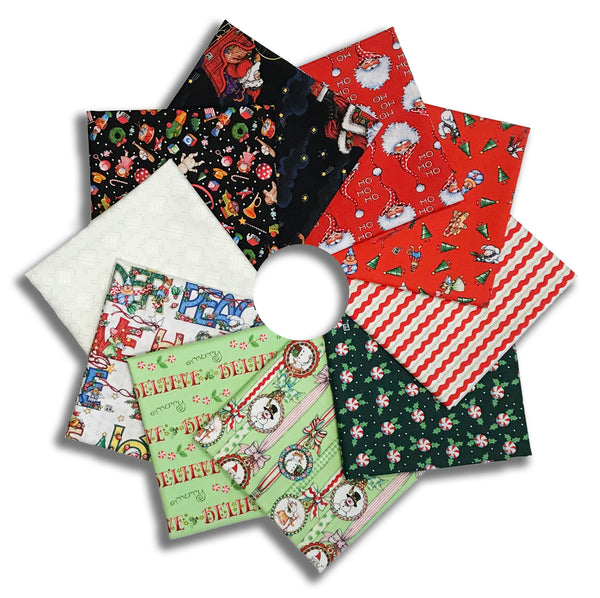 Matt's Free Spirit Pre-Cut 10 Piece Fat Quarter Bundle - So Much Joy!