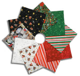 Matt's Windham Pre-Cut 10 Piece Fat Quarter Bundle - Meowy Christmas