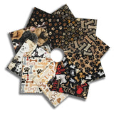 Matt's Timeless Treasures Pre-Cut 10 Piece Fat Quarter Bundle - Happiness Has Paws