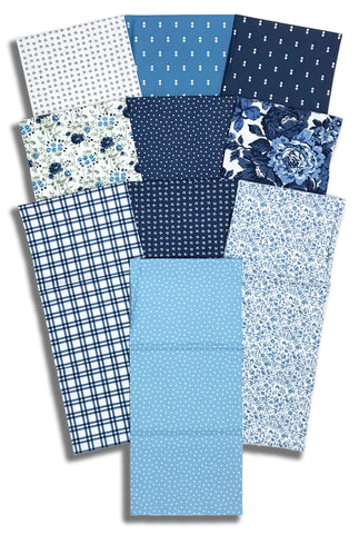 Matt's Moda Pre-Cut 10 Piece Half Yard Bundle - Blueprint #2