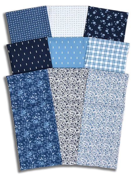 Matt's Moda Pre-Cut 9 Piece Half Yard Bundle - Blueprint #5