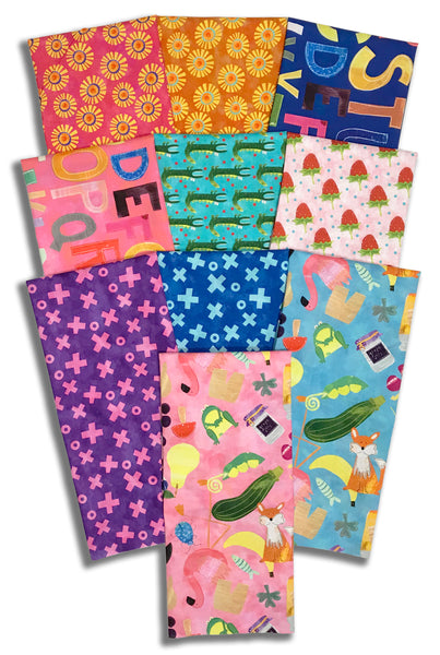 Matt's In The Beginning Pre-Cut 10 Piece Half Yard Bundle - ABC's Of Color