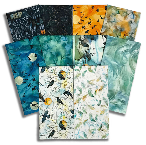 Matt's Northcott Pre-Cut 10 Piece Half Yard Bundle - Raven's Call