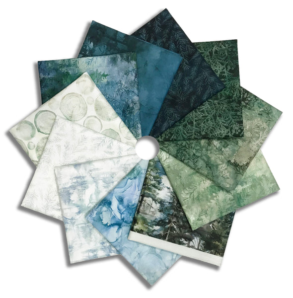 Matt's Northcott Pre-Cut 11 Piece Fat Quarter Bundle - Altitude