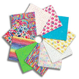 Matt's P&B Textiles Pre-Cut 11 Piece Fat Quarter Bundle - Color Crush