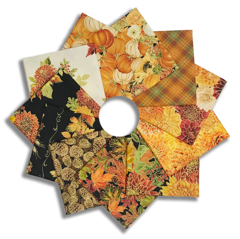 Matt's Timeless Treasures Pre-Cut 11 Piece Fat Quarter Bundle - Give Thanks