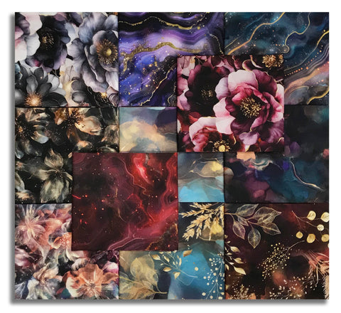 Matt's Hoffman Pre-Cut 11 Piece Fat Quarter Bundle - Midnight Floral