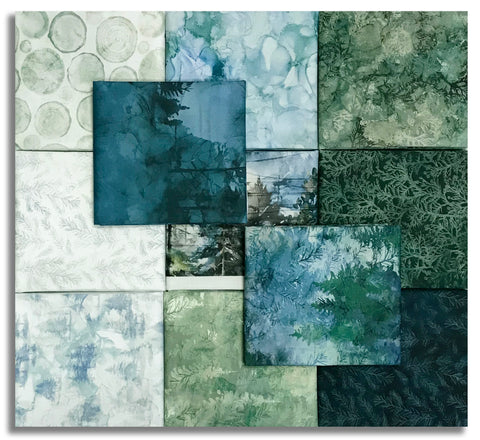 Matt's Northcott Pre-Cut 11 Piece Fat Quarter Bundle - Altitude