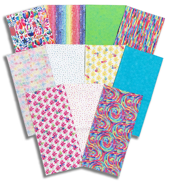 Matt's P&B Textiles Pre-Cut 11 Piece Half Yard Bundle - Color Crush