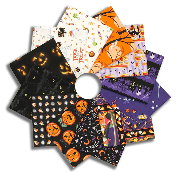 Matt's Pre-Cut 12 Piece Fat Quarter Bundle - Moonlit Mischief