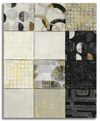 Matt's Northcott Metallic Pre-Cut 12 Piece Fat Quarter Bundle - Gatsby
