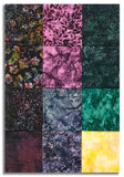 Matt's Pre-Cut Hoffman Batik 12 Piece Fat Quarter Bundle - Vineyard Harvest