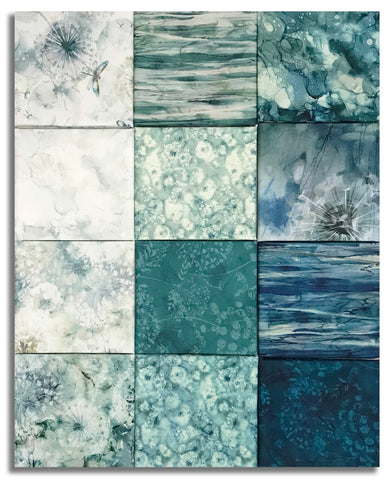 Matt's Northcott Pre-Cut 12 Piece Fat Quarter Bundle - Whisper