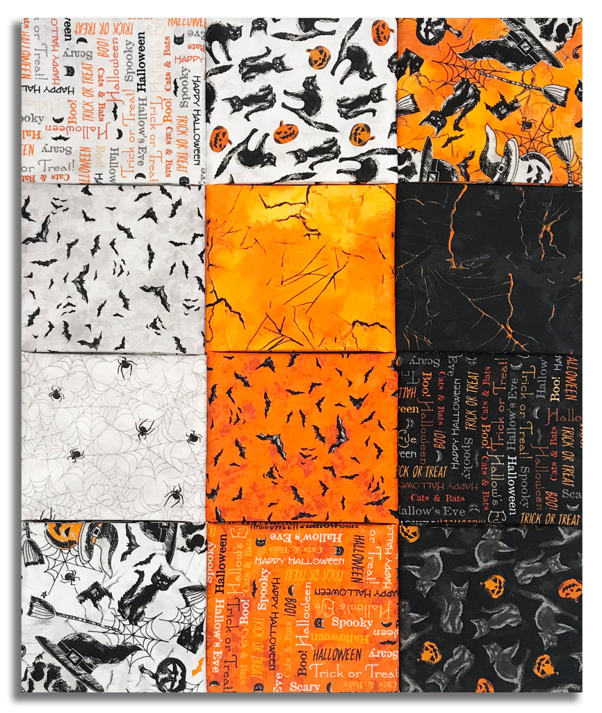 Matt's Windham Pre-Cut 12 Piece Fat Quarter Bundle - Hallow's Eve ...