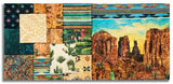Matt's Northcott Digital Pre-Cut 12 Piece Fat Quarter Bundle With 30" PANEL - Sedona Spirit