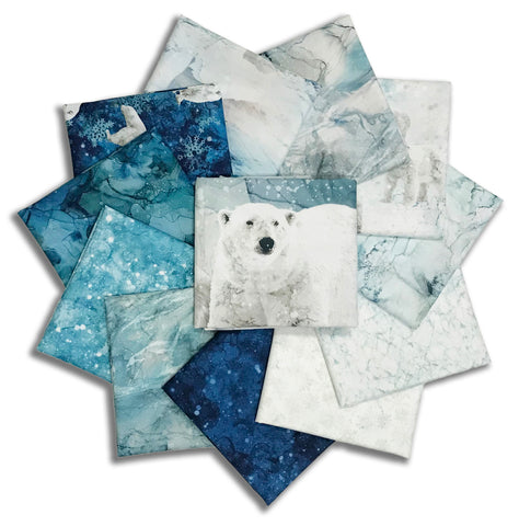 Matt's Northcott Pre-Cut 12 Piece Fat Quarter Bundle With 28" PANEL - Tundra Crossing