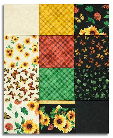 Matt's Wilmington Pre-Cut 12 Piece Fat Quarter Bundle - Sunshine Whispers