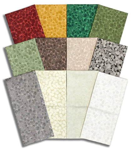 Matt's Pre-Cut Lewis & Irene 12 Piece Half Yard Bundle - Bumbleberries - Earth