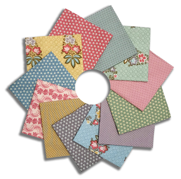 Matt's Cut Andover Holbrook Pre-Cut 12 Piece Fat Quarter Bundle - Dark