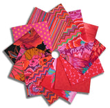 Matt's Pre-Cut Kaffe Fassett 13 Piece Fat Quarter Bundle - Lipstick