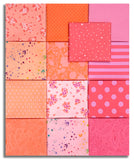 Matt's Pre-Cut 13 Piece Fat Quarter Bundle - Tula's True Colors - Peachy