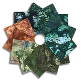 Matt's Pre-Cut Hoffman Batik 13 Piece Fat Quarter Bundle - Big Foot