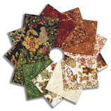 Matt's Hoffman Metallic Pre-Cut 13 Piece Fat Quarter Bundle - Gilded Garden