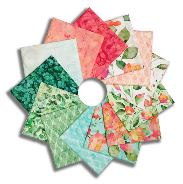 Matt's Northcott Digital Pre-Cut 13 Piece Fat Quarter Bundle - Veranda