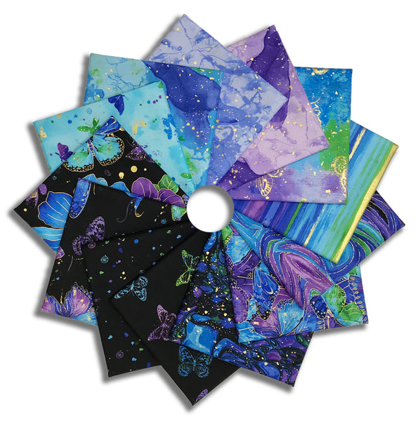 Matt's Timeless Treasures Pre-Cut 13 Piece Fat Quarter Bundle - Evening Glow