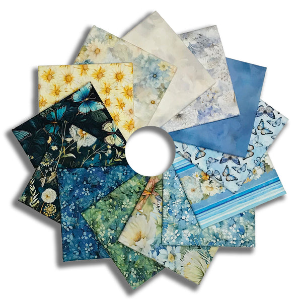 Matt's Timeless Treasures Pre-Cut 13 Piece Fat Quarter Bundle - Forest Whisper
