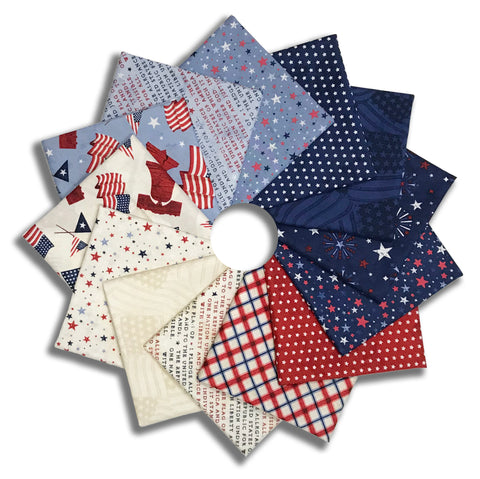 Matt's Wilmington Pre-Cut 13 Piece Fat Quarter Bundle - Founding Glory