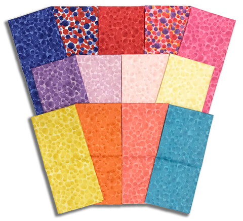 Matt's Pre-Cut Lewis & Irene 13 Piece Half Yard Bundle - Bumbleberries - Rainbow
