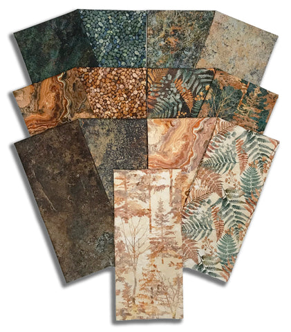 Matt's Northcott Pre-Cut 13 Piece Half Yard Bundle - Stonehenge Rooted