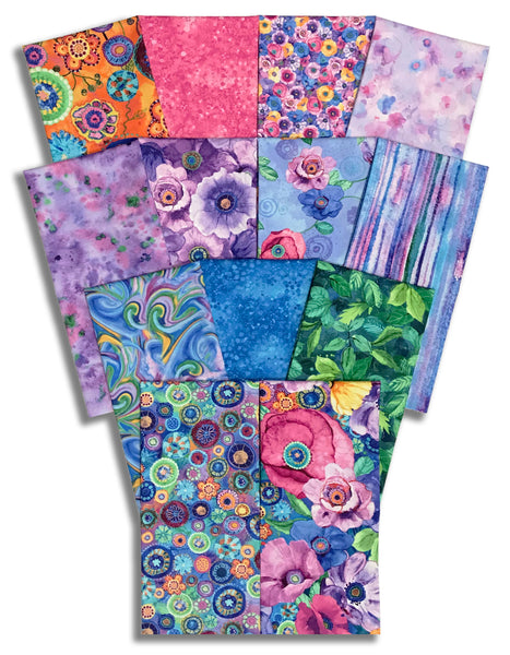Matt's Timeless Treasures Pre-Cut 13 Piece Half Yard Bundle - On The Brightside