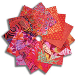 Matt's Pre-Cut Kaffe Fassett 14 Piece Fat Quarter Bundle - Apricot