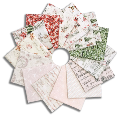 Matt's Blank Quilting Pre-Cut 14 Piece Fat Quarter Bundle - Christmas Magic