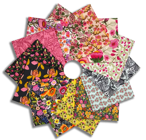 Matt's Free Spirit Pre-Cut 14 Piece Fat Quarter Bundle - Springtime Splendour