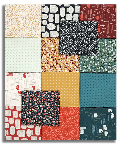 Matt's Clothworks Pre-Cut 14 Piece Fat Quarter Bundle - Raised