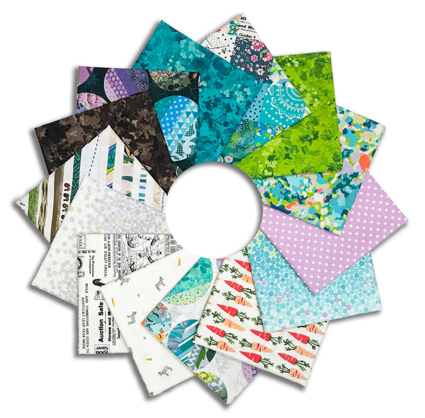 Matt's Studio E Pre-Cut 14 Piece Fat Quarter Bundle - Neighborhood Association