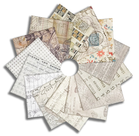 Matt's Free Spirit Pre-Cut 14 Piece Fat Quarter Bundle - Foundations