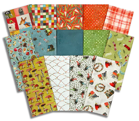 Matt's Pre-Cut Studio E 14 Piece Half Yard Bundle - Holly Woods