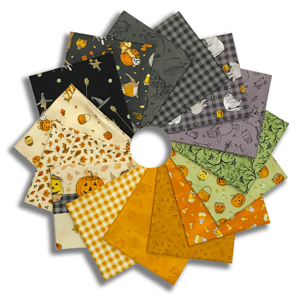 Matt's Pre-Cut Studio E 15 Piece Fat Quarter Bundle - Haunted Acre Wood